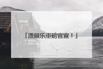 潘展乐重磅官宣！